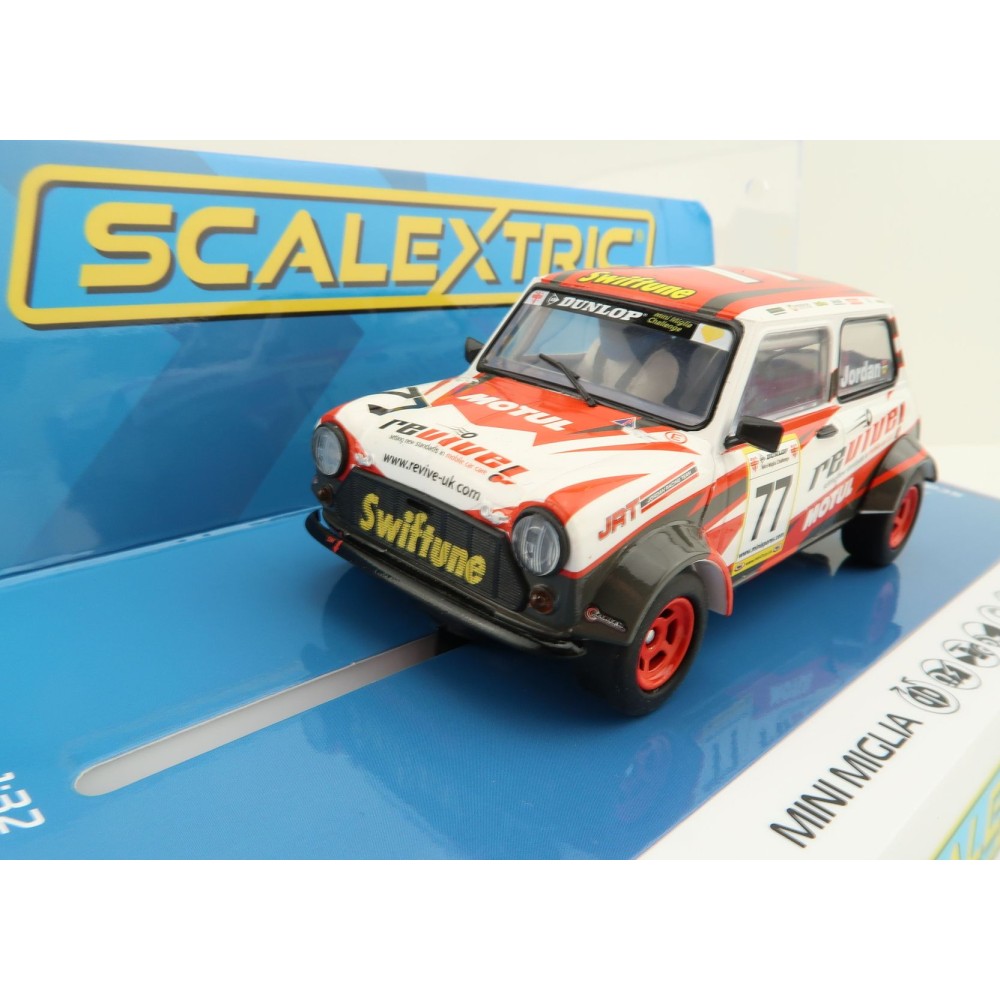 Scalextric C4344 Mini Miglia - JRT Racing Team - Andrew Jordan Slot Car 1:32 Scale