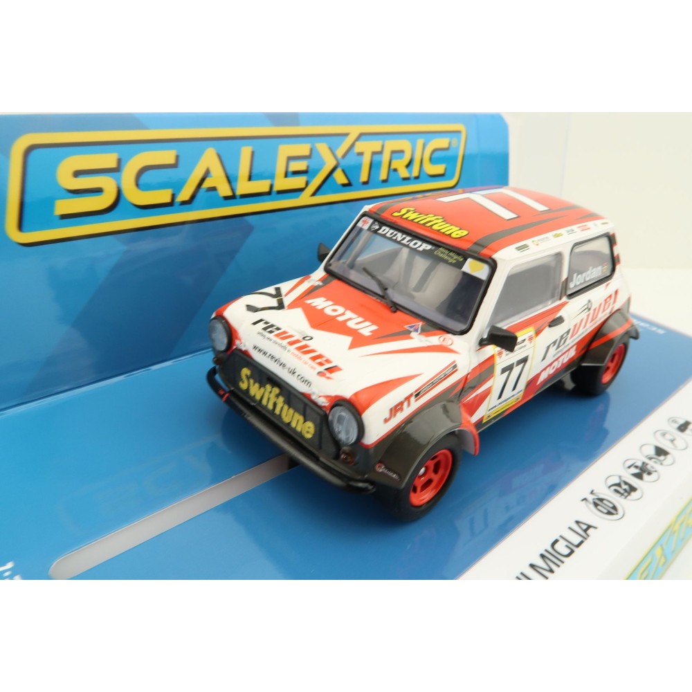 Scalextric C4344 Mini Miglia - JRT Racing Team - Andrew Jordan Slot Car 1:32 Scale