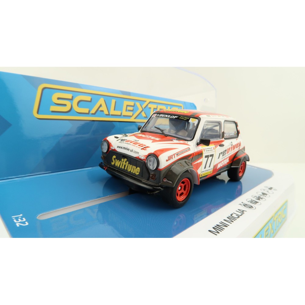 Scalextric C4344 Mini Miglia - JRT Racing Team - Andrew Jordan Slot Car 1:32 Scale