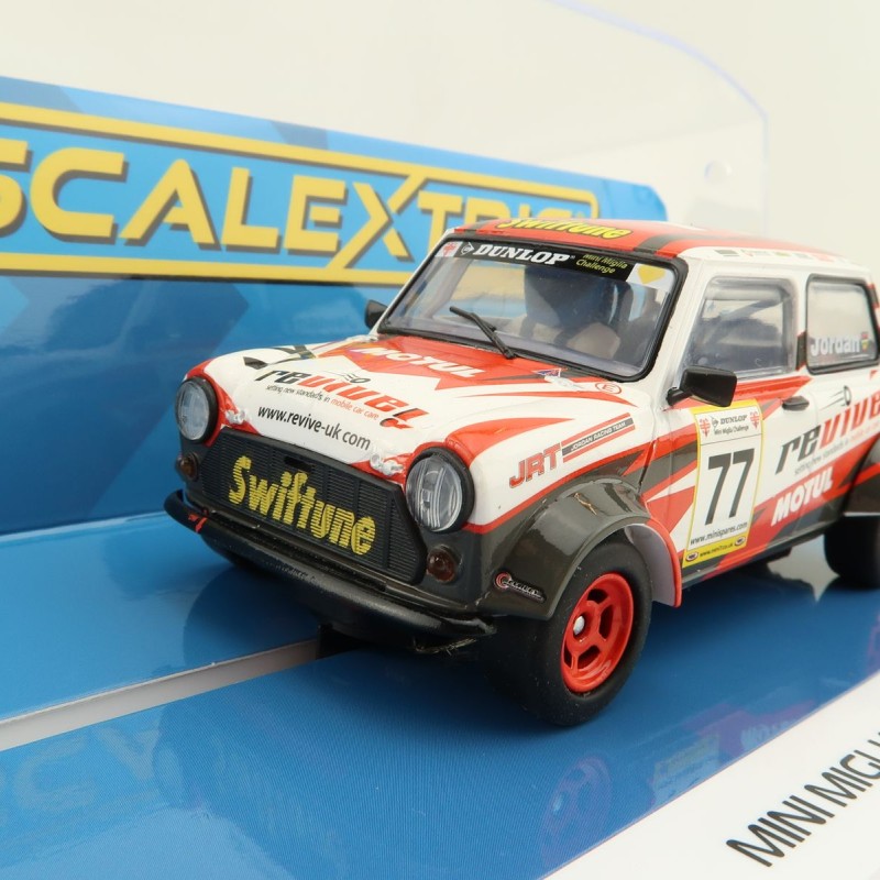 Scalextric C4344 Mini Miglia - JRT Racing Team - Andrew Jordan Slot Car 1:32 Scale