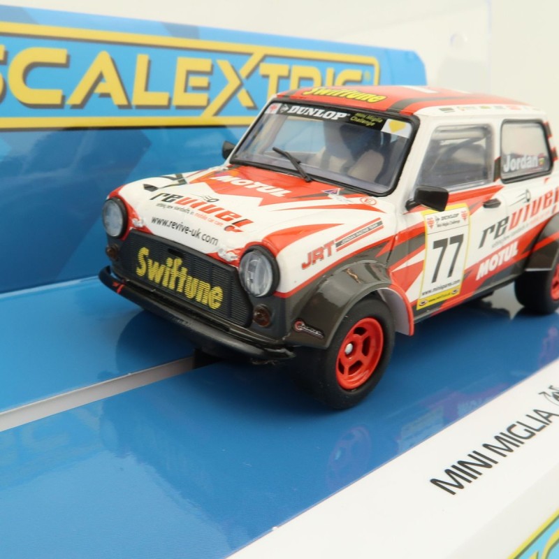 Scalextric C4344 Mini Miglia - JRT Racing Team - Andrew Jordan Slot Car 1:32 Scale