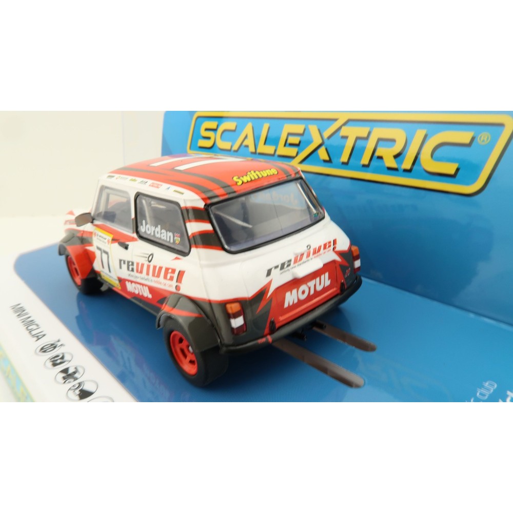 Scalextric C4344 Mini Miglia - JRT Racing Team - Andrew Jordan Slot Car 1:32 Scale