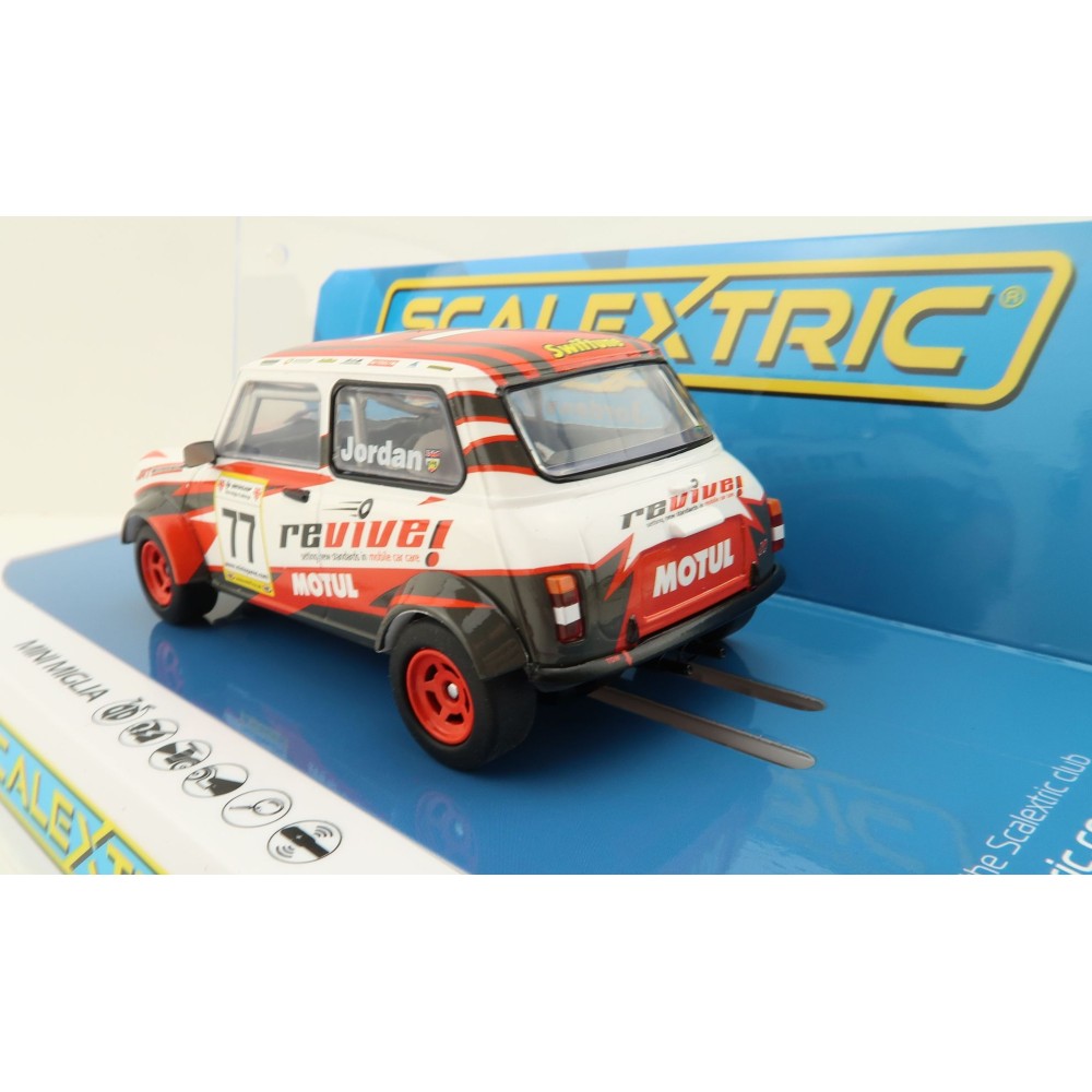 Scalextric C4344 Mini Miglia - JRT Racing Team - Andrew Jordan Slot Car 1:32 Scale
