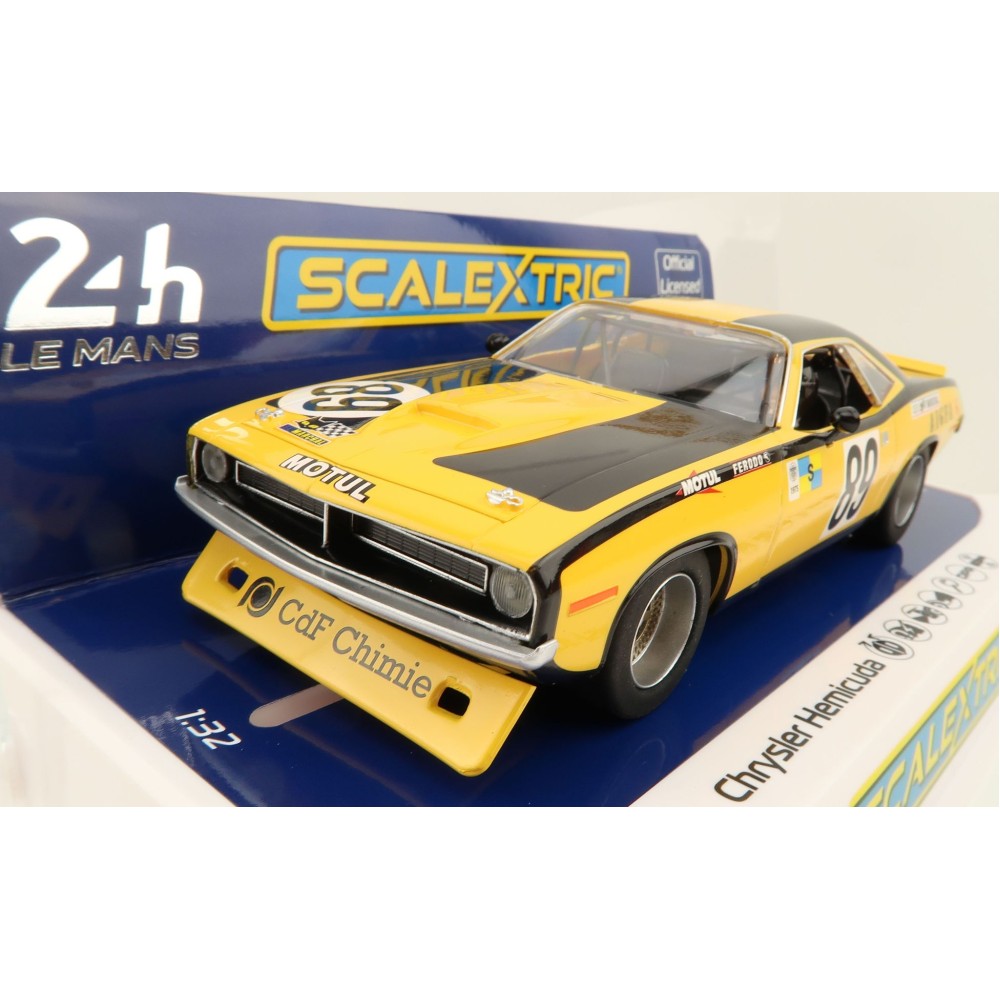 Scalextric C4345 Chrysler Hemicuda - LeMans 24 Hours 1975 Slot Car 1:32 Scale