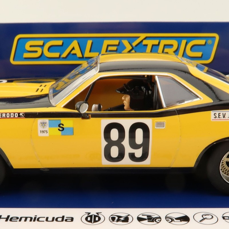 Scalextric C4345 Chrysler Hemicuda - LeMans 24 Hours 1975 Slot Car 1:32 Scale