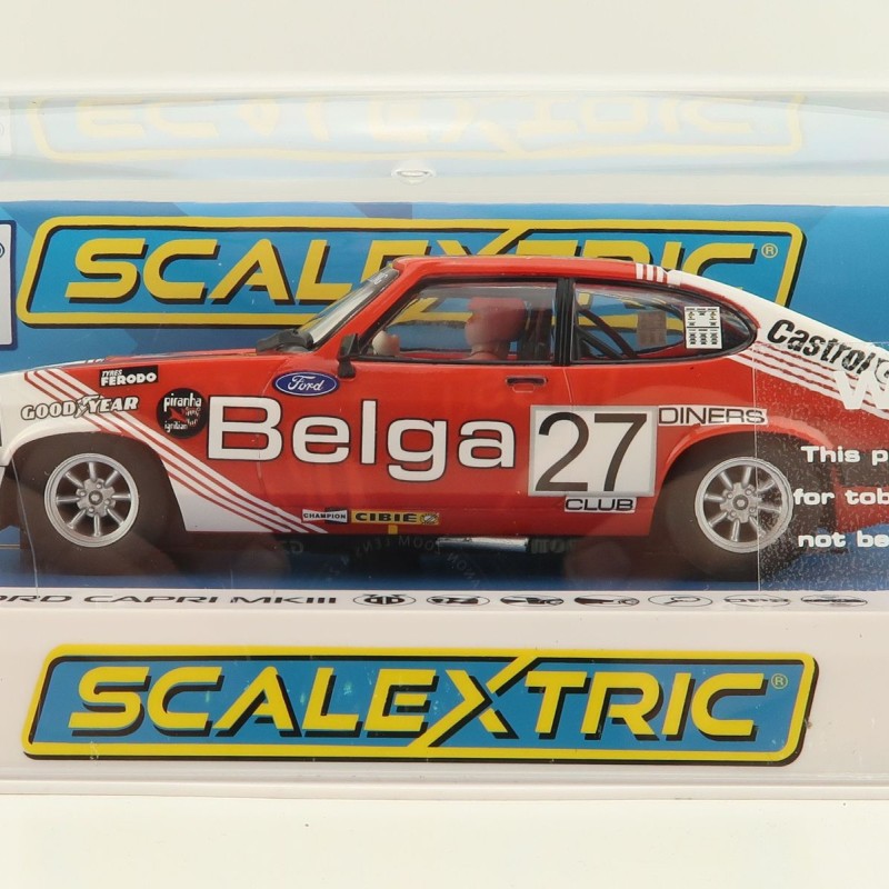 Scalextric C4349 Ford Capri MKIII - Spa 24hrs 1978 Winner Slot Car 1:32 Scale