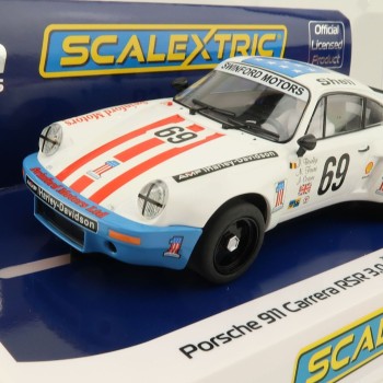 Scalextric C4351 Porsche 911 Carrera RSR 3.0 6th LeMans 1975 Slot Car 1:32 Scale 
