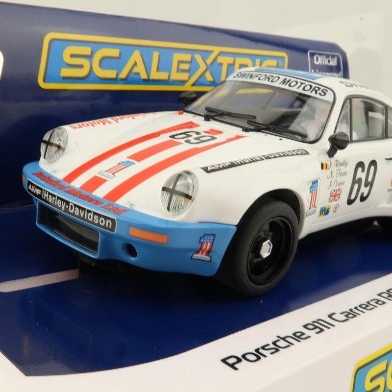 Scalextric C4351 Porsche 911 Carrera RSR 3.0 6th LeMans 1975 Slot Car 1:32 Scale 