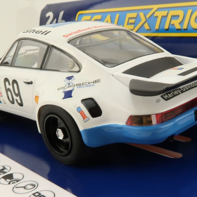 Scalextric C4351 Porsche 911 Carrera RSR 3.0 6th LeMans 1975 Slot Car 1:32 Scale 