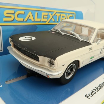 Scalextric C4353 Ford Mustang - Bill and Fred Shepherd - Goodwood Revival Slot Car 1:32 Scale