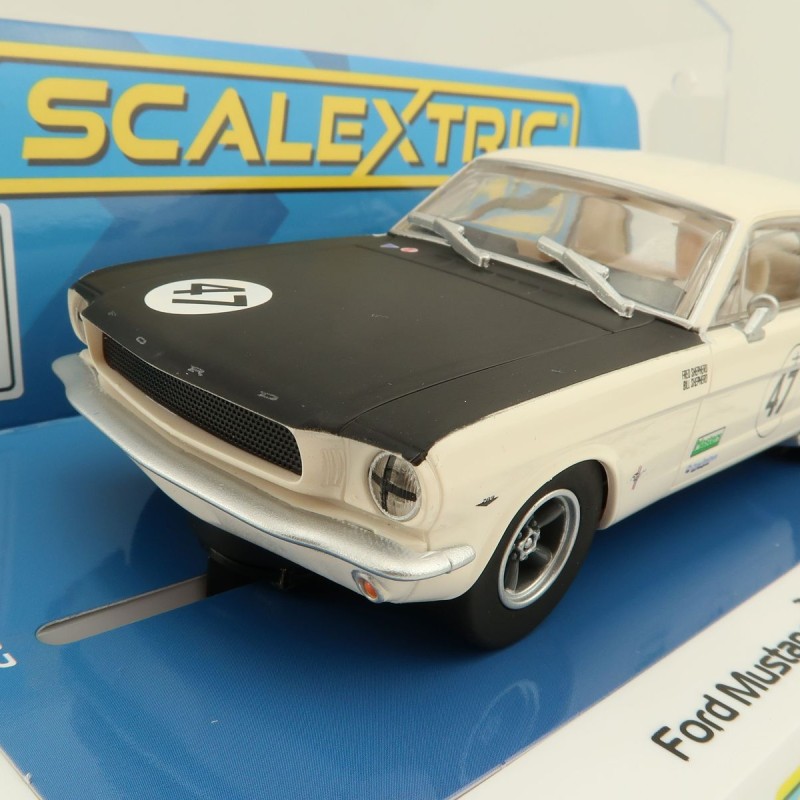 Scalextric C4353 Ford Mustang - Bill and Fred Shepherd - Goodwood Revival Slot Car 1:32 Scale