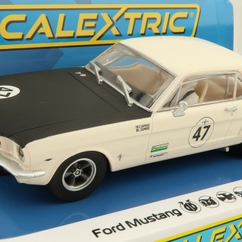 Scalextric C4353 Ford Mustang - Bill and Fred Shepherd - Goodwood Revival Slot Car 1:32 Scale