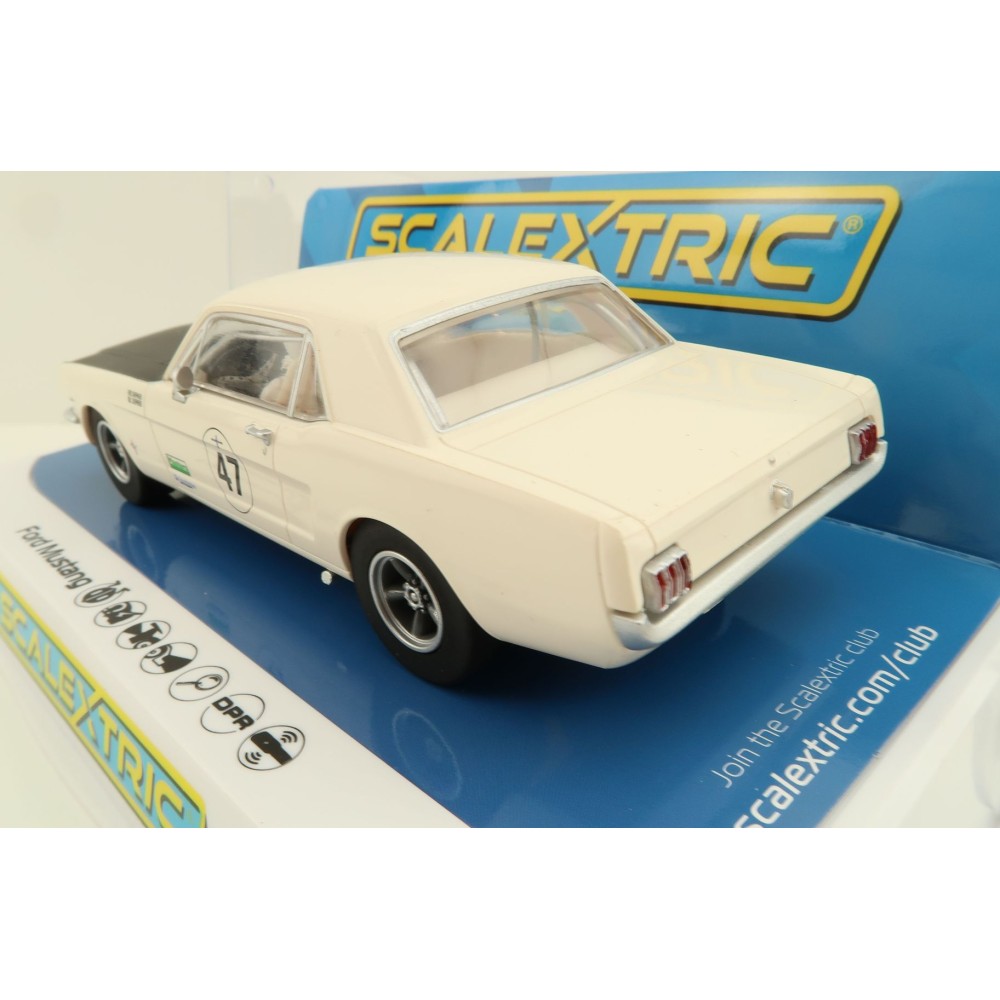 Scalextric C4353 Ford Mustang - Bill and Fred Shepherd - Goodwood Revival Slot Car 1:32 Scale