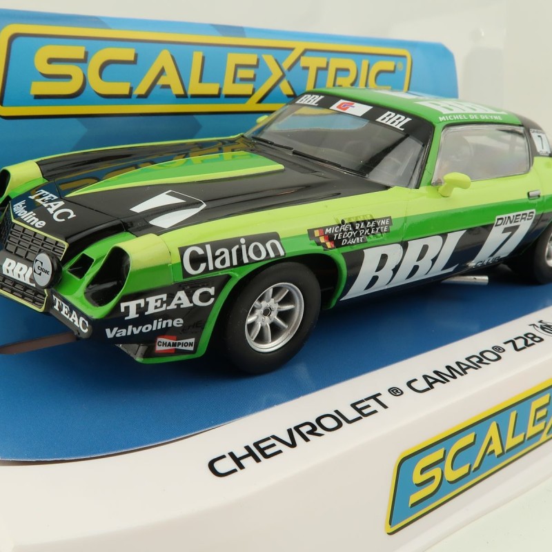 Scalextric C4358 Chevrolet Camaro Z28 - Spa 24 hours 1981 Slot Car 1:32 Scale