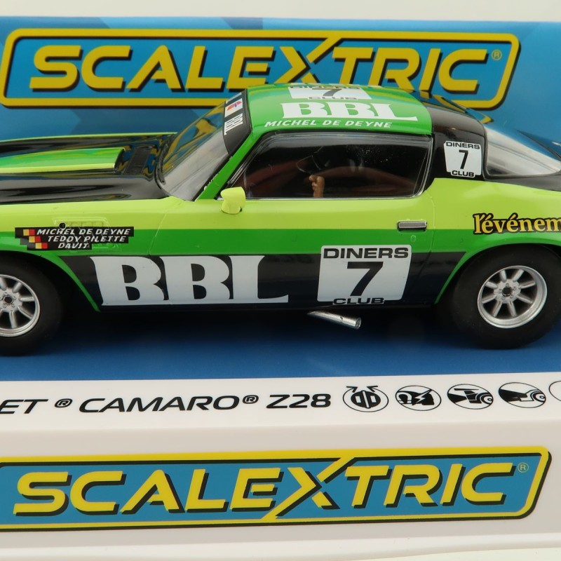 Scalextric C4358 Chevrolet Camaro Z28 - Spa 24 hours 1981 Slot Car 1:32 Scale