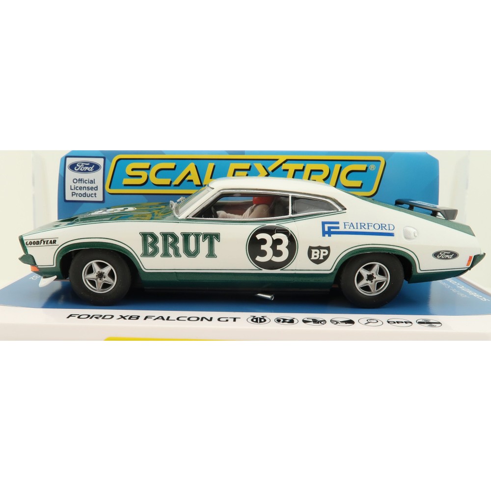 Scalextric C4366 1974 Ford XB Falcon Brut No 33 ATCC Moffat - Australian Only Slot Car 1:32 Scale