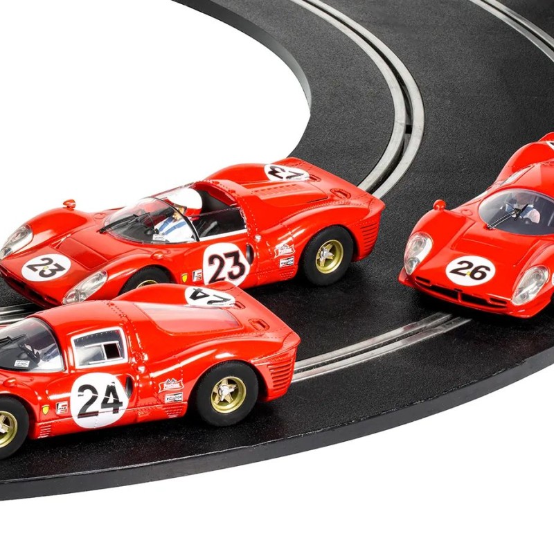 Scalextric C4391A 1967 Daytona 24 Slot Car Triple Ferrari Pack Limited Edition 2000 only