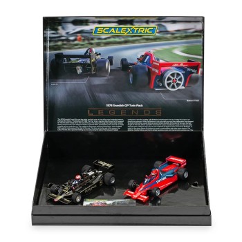 Scalextric C4392A 1978 Swedish Grand Prix Slot Car Twin Pack Limited Edition 1:32 Scale