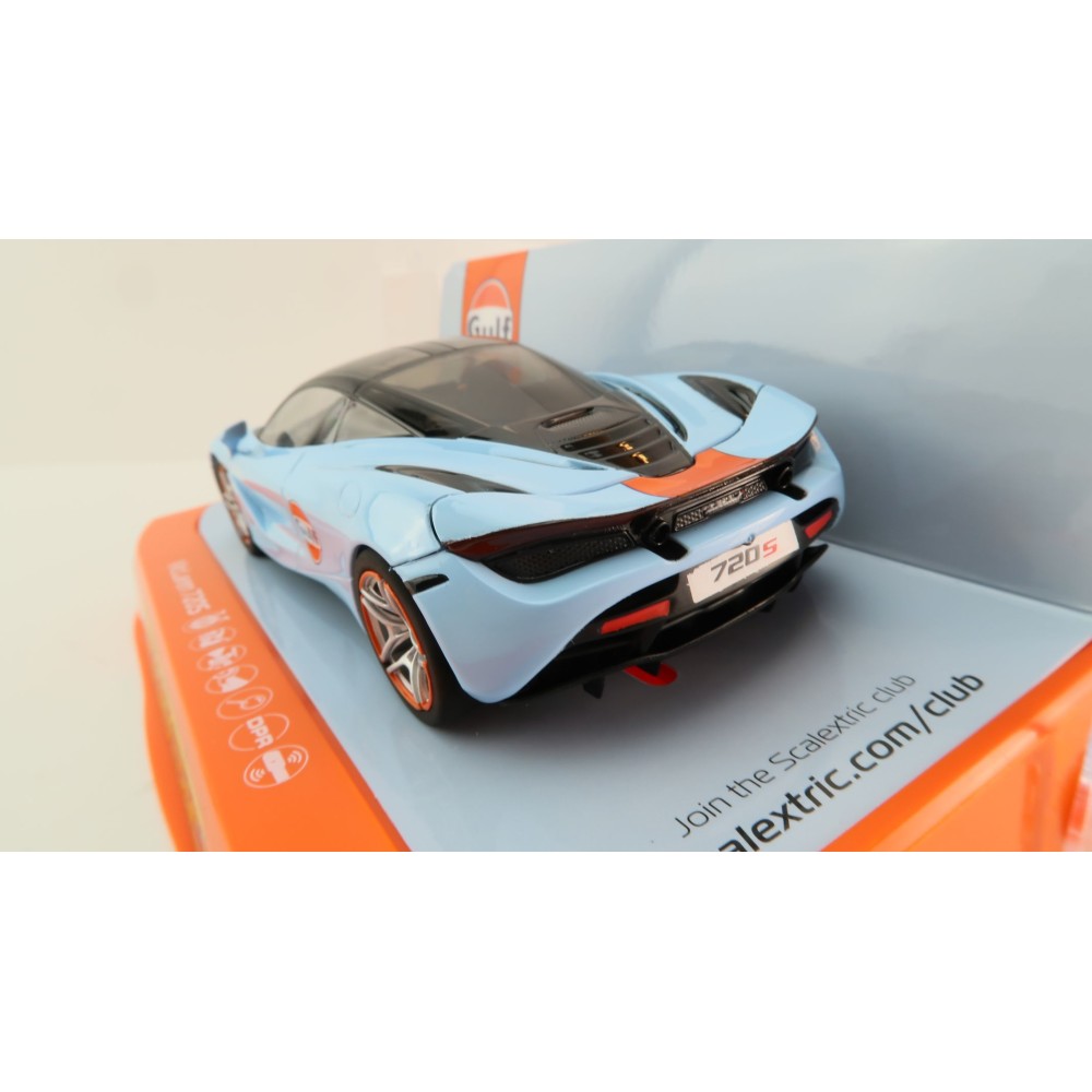 Scalextric C4394 McLaren 720S - Gulf Edition Slot Car 1:32 Scale