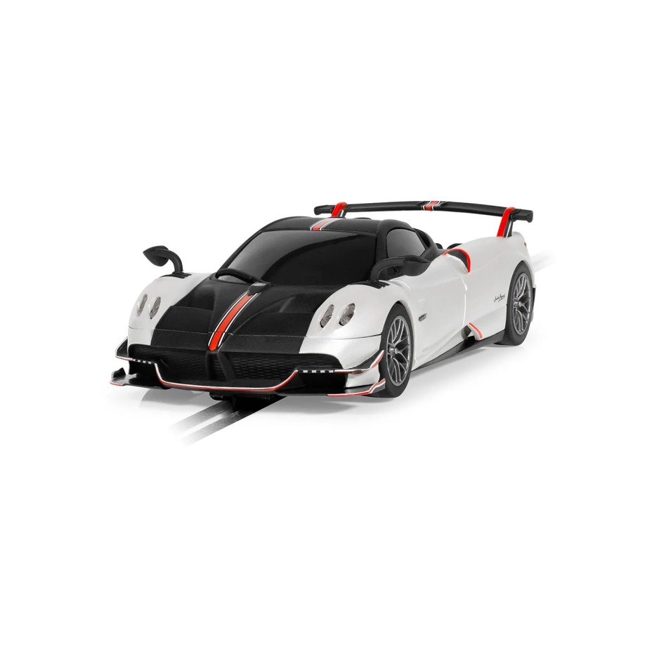 Scalextric C4399 - Pagani Huayra BC Roadster - Metallic Pearl White Slot Car 1:32 Scale