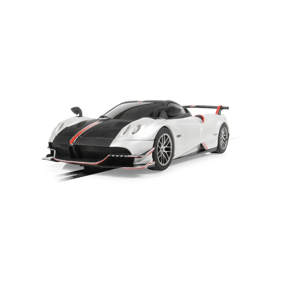 Scalextric C4399 - Pagani Huayra BC Roadster - Metallic Pearl White Slot Car 1:32 Scale