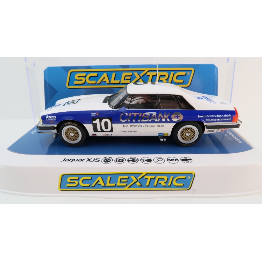 Scalextric C4400 Australian Jaguar XJS 1986 Bathurst 1000 Goss / Muir Slot Car 1:32 Scale