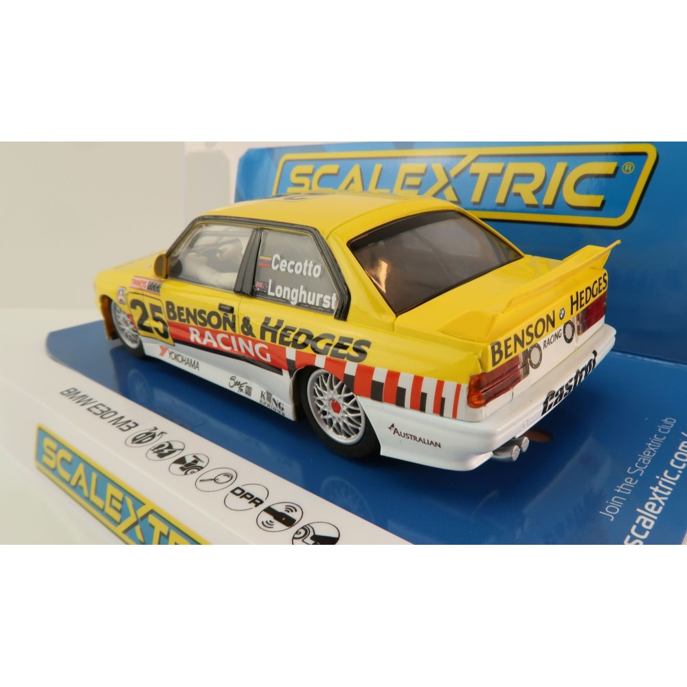 Scalextric C4401 BMW E30 M3 Bathurst 1000 1992 Longhurst and Cecotto Australian Only Slot Car 1:32 Scale