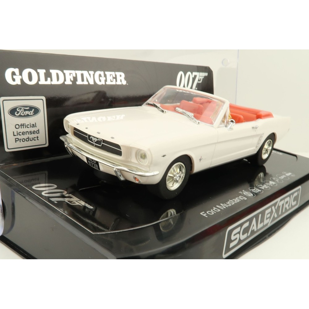 Scalextric C4404 James Bond Ford Mustang – Goldfinger Slot Car 1:32 Scale