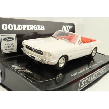 Scalextric C4404 James Bond Ford Mustang – Goldfinger Slot Car 1:32 Scale