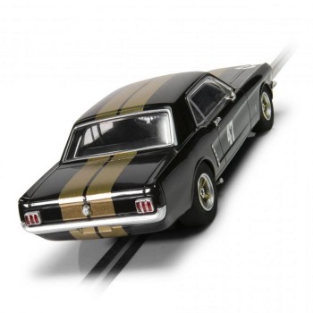 Scalextric C4405 - Ford Mustang - Black and Gold Slot Car 1:32 Scale