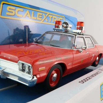 Scalextric C4408 Dodge Monaco Chicago Fire Department Slot Car 1:32 Scale