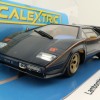Scalextric C4411 Lamborghini Countach Walter Wolf - Blue + Gold Slot Car 1:32 Scale