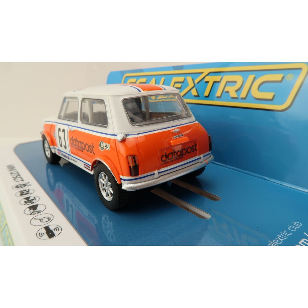 Scalextric C4413 Mini 1275GT Data Post Alan Curnow 1979 BSCC Slot Car 1:32 Scale