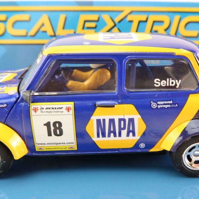 Scalextric C4414 Mini Miglia NAPA Lewis Selby 2021 Slot Car 1:32 Scale 