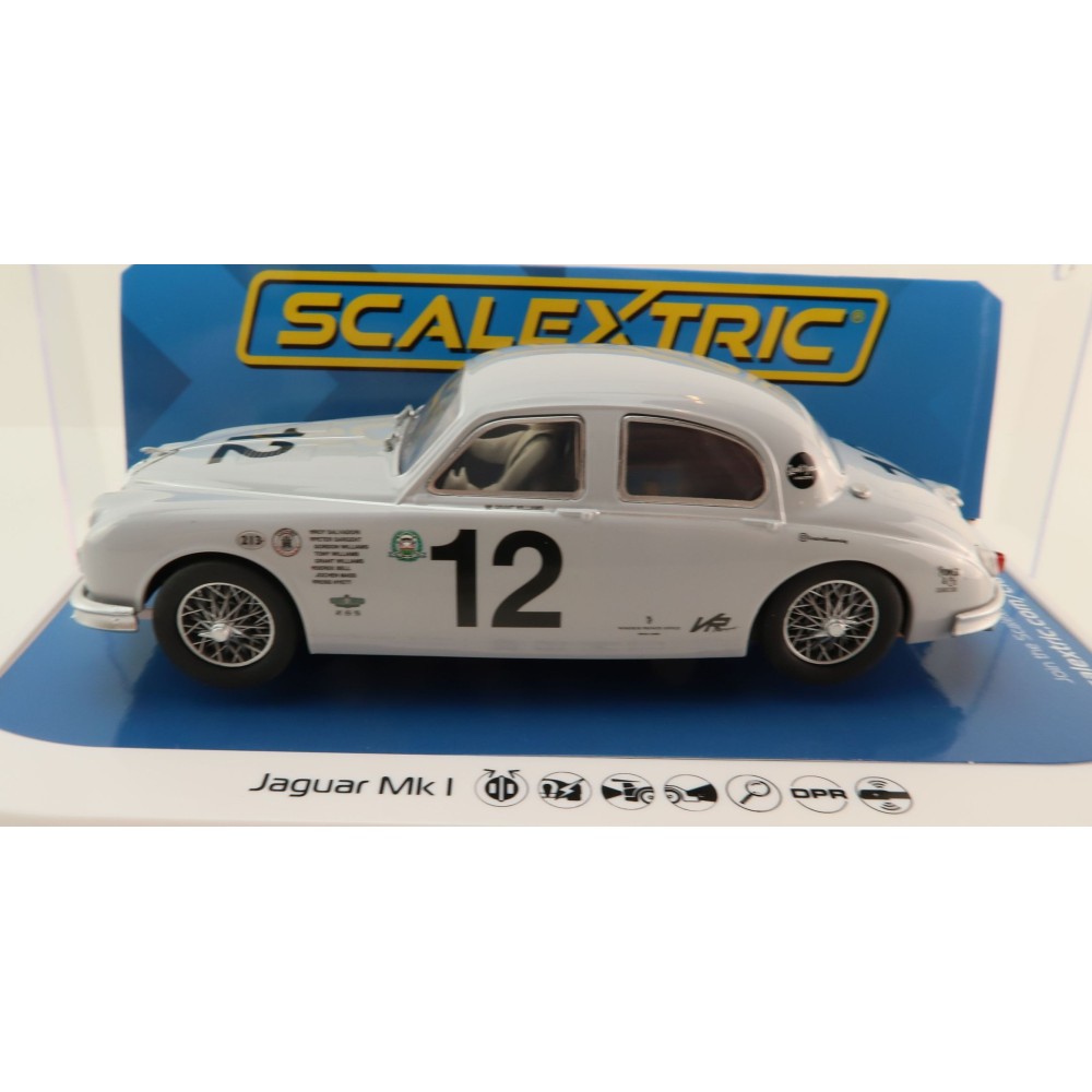Scalextric C4419 Jaguar MKI - Goodwood 2021 No 12 Slot Car 1:32 Scale