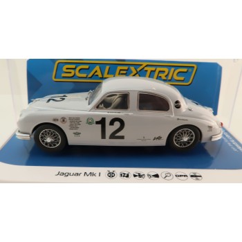 Scalextric C4419 Jaguar MKI - Goodwood 2021 No 12 Slot Car 1:32 Scale