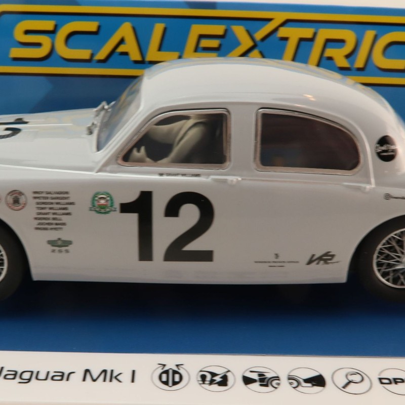 Scalextric C4419 Jaguar MKI - Goodwood 2021 No 12 Slot Car 1:32 Scale