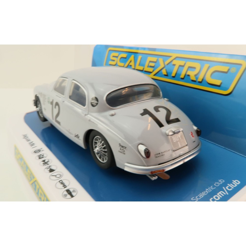 Scalextric C4419 Jaguar MKI - Goodwood 2021 No 12 Slot Car 1:32 Scale