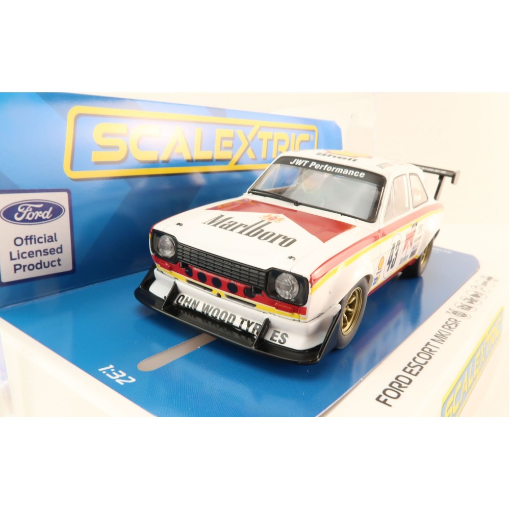 Scalextric C4421 Ford Escort MK1 RSR Lea Wood Slot Car 1:32 Scale