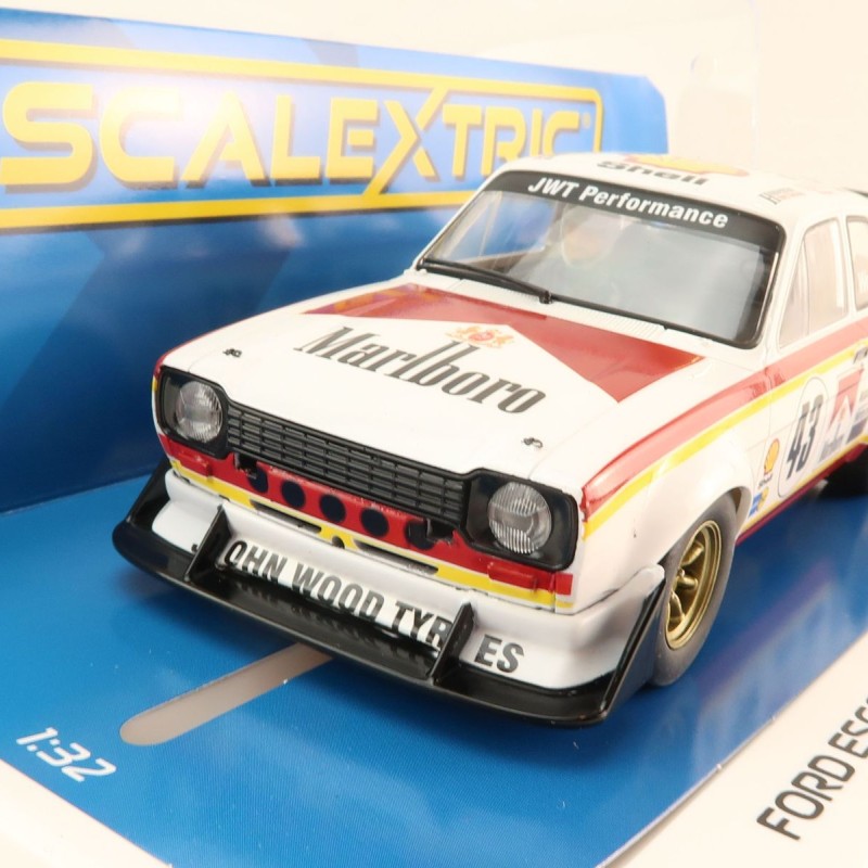 Scalextric C4421 Ford Escort MK1 RSR Lea Wood Slot Car 1:32 Scale