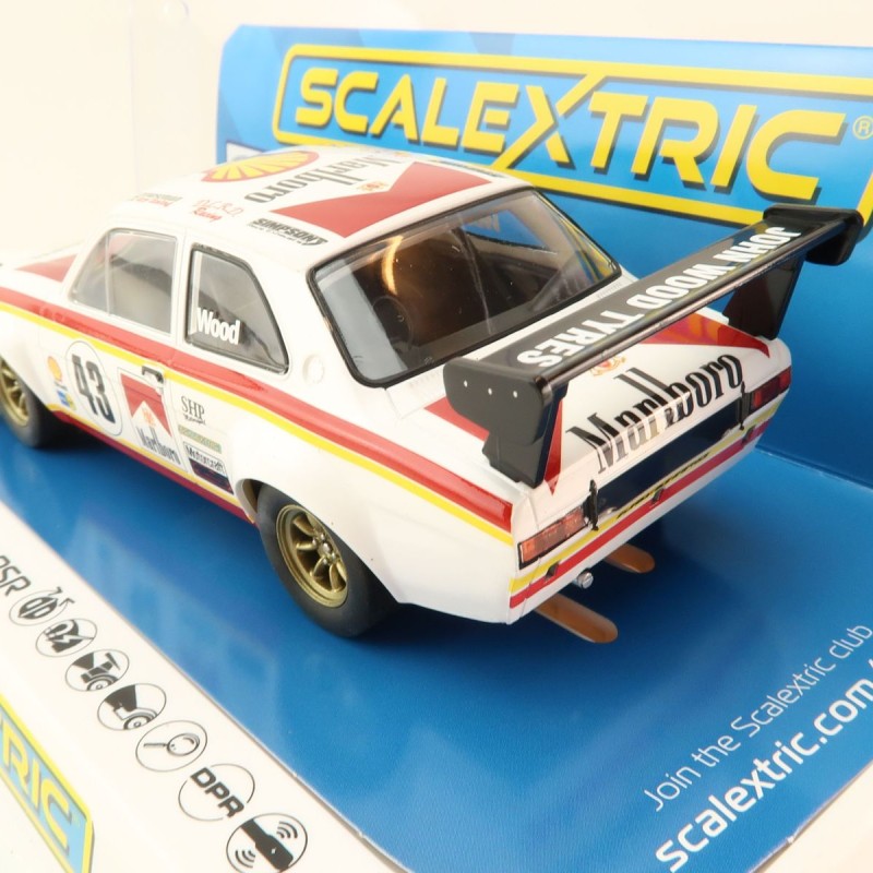 Scalextric C4421 Ford Escort MK1 RSR Lea Wood Slot Car 1:32 Scale