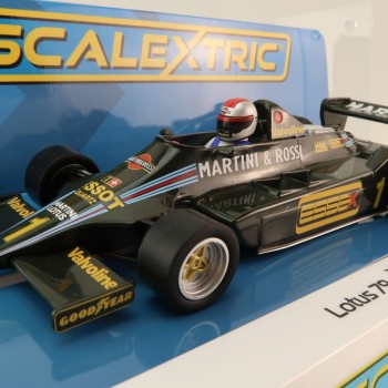 Scalextric C4423 Lotus 79 F1 USA GP West 1979 Mario Andretti Slot Car 1:32 Scale