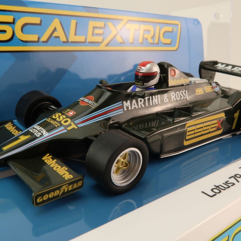 Scalextric C4423 Lotus 79 F1 USA GP West 1979 Mario Andretti Slot Car 1:32 Scale