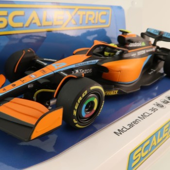 Scalextric C4424 McLaren MCL36 Lando Norris 2022 F1 Emilia Romagna GP Slot Car 1:32 Scale