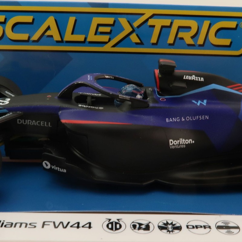 Scalextric C4425 Williams FW44 Alexander Albon 2022 F1 Slot Car 1:32 Scale