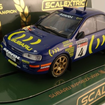 Scalextric C4428 Subaru Impreza WRX Colin McRae 1995 World Champion Edition 1:32 Scale