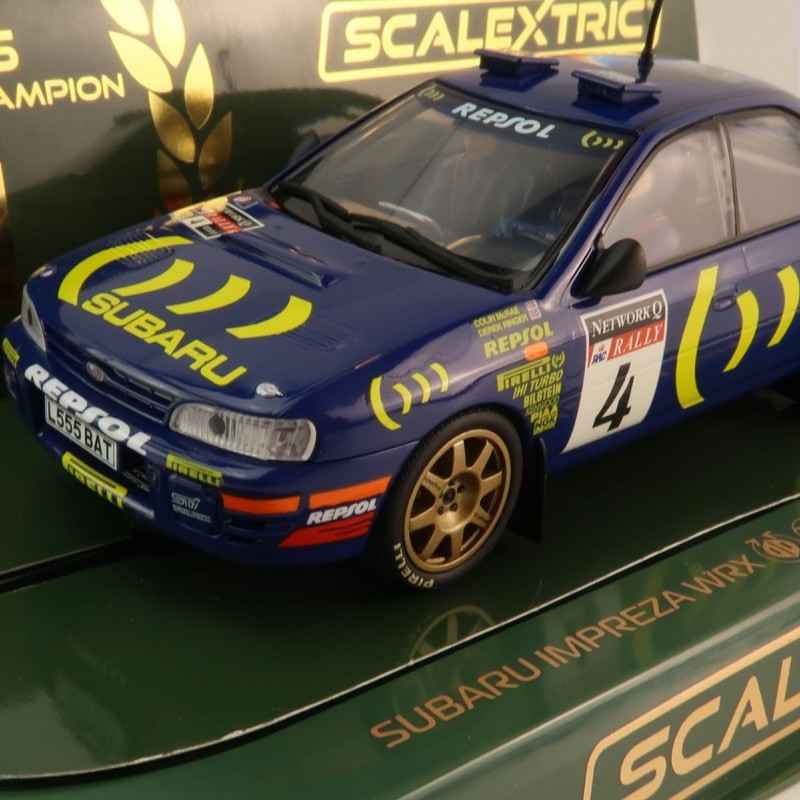 Scalextric C4428 Subaru Impreza WRX Colin McRae 1995 World Champion Edition 1:32 Scale