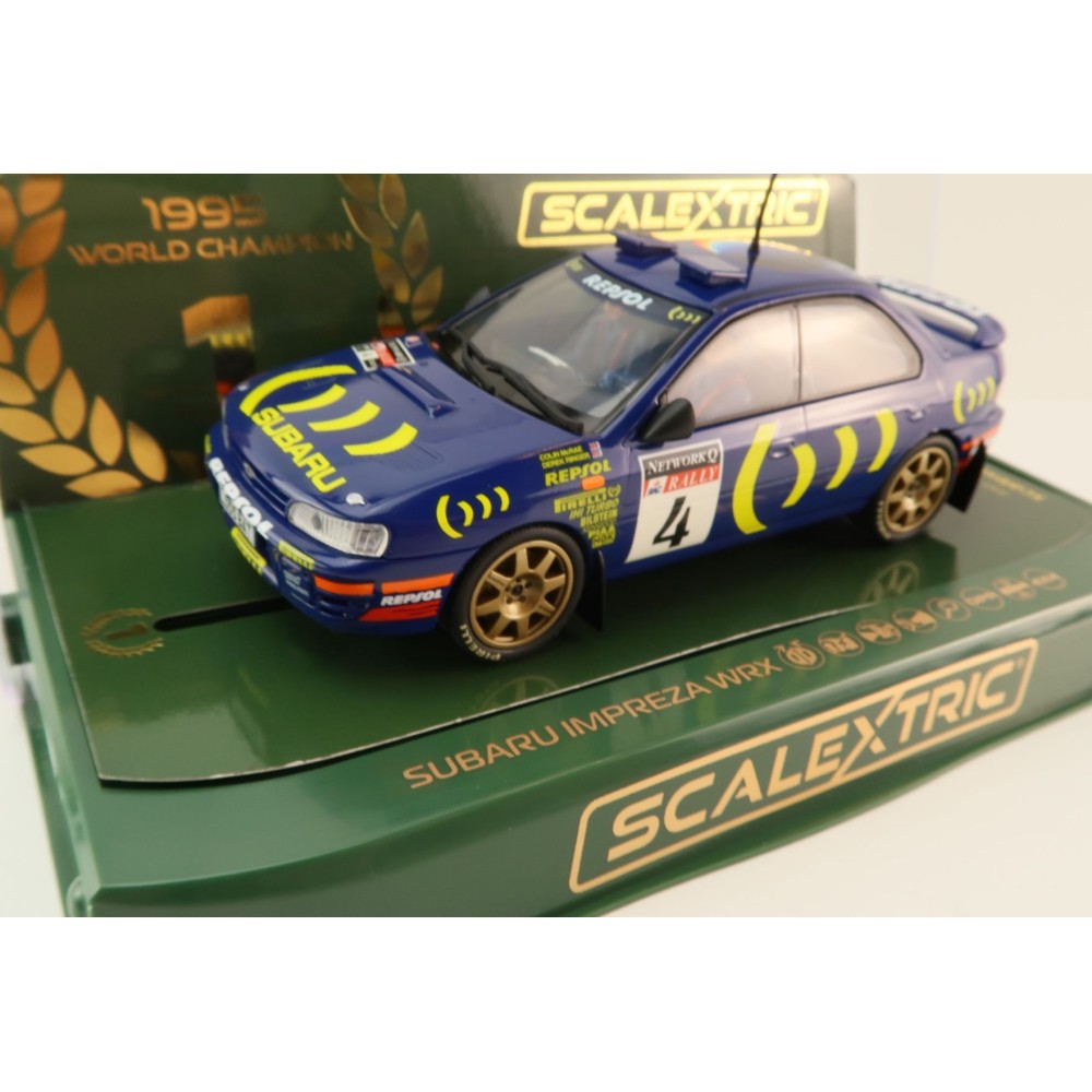 Scalextric C4428 Subaru Impreza WRX Colin McRae 1995 World Champion Edition 1:32 Scale