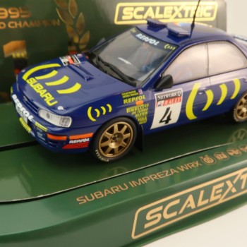 Scalextric C4428 Subaru Impreza WRX Colin McRae 1995 World Champion Edition 1:32 Scale