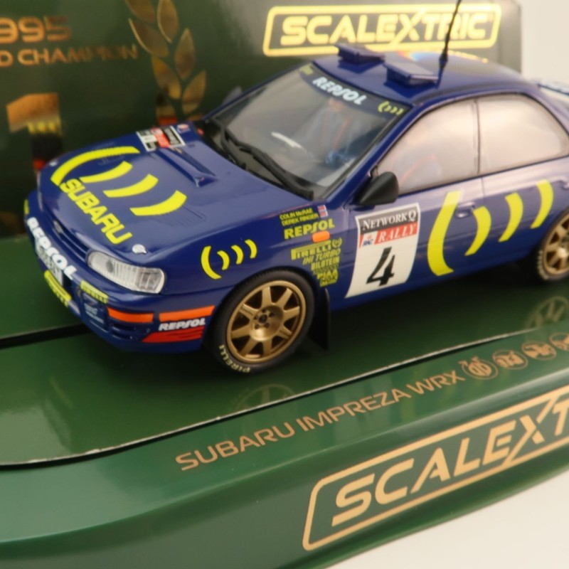 Scalextric C4428 Subaru Impreza WRX Colin McRae 1995 World Champion Edition 1:32 Scale